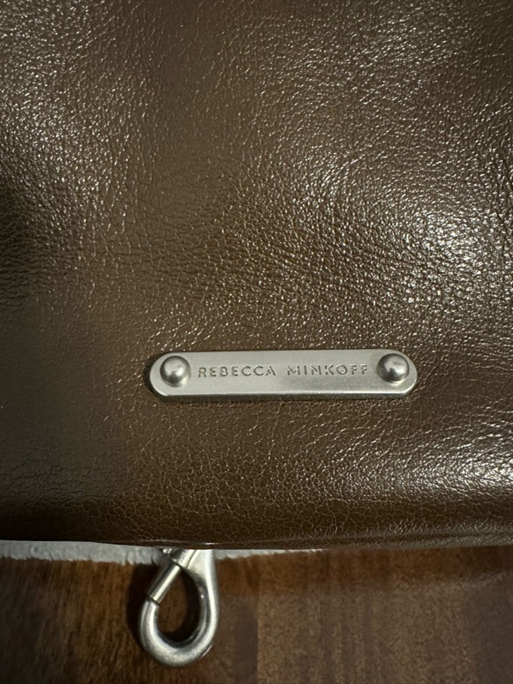 Rebecca Minkoff Medium Julian Leather Backpack Brown - Picture 9 of 15